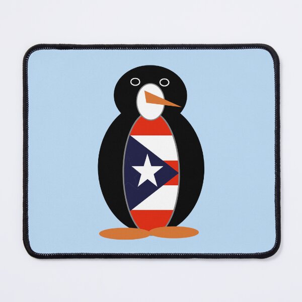 Item preview, Puerto Rican Ms. Penguin – Cute Puerto Rico Flag Penguin Design designed and sold by AuntieShoe.