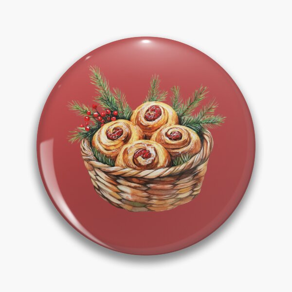 Item preview, Festive Basket with Pastries designed and sold by toKencrong.
