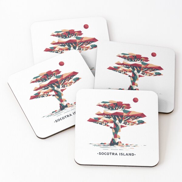 Item preview, Socotra Island Yemen Souvenir - Dragon Blood Tree Geometric Art designed and sold by OzzFrequency.