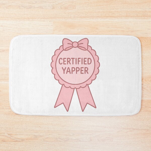 Item preview, Certified Yapper Ribbon Sticker designed and sold by alexusarena.