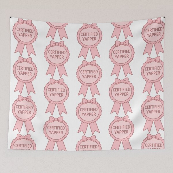 Item preview, Certified Yapper Ribbon Sticker designed and sold by alexusarena.