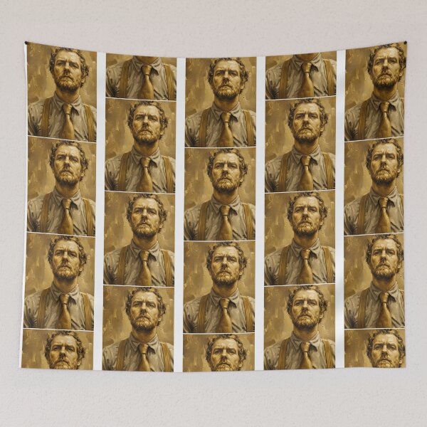 Item preview, Glen Hansard Oil Painting designed and sold by OshoreShops.