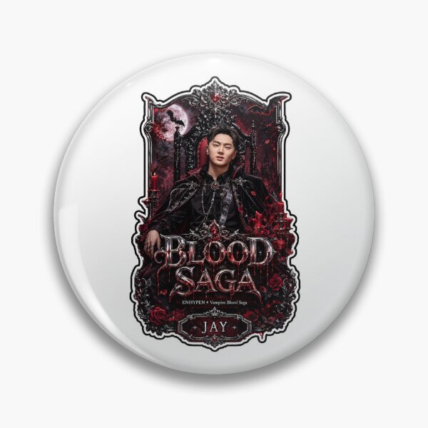 Item preview, Jay ENHYPEN Blood Saga Dark Knight Vampire Fanmade Print designed and sold by Valeree Store.