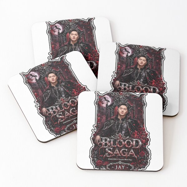 Item preview, Jay ENHYPEN Blood Saga Dark Knight Vampire Fanmade Print designed and sold by Valeree Store.