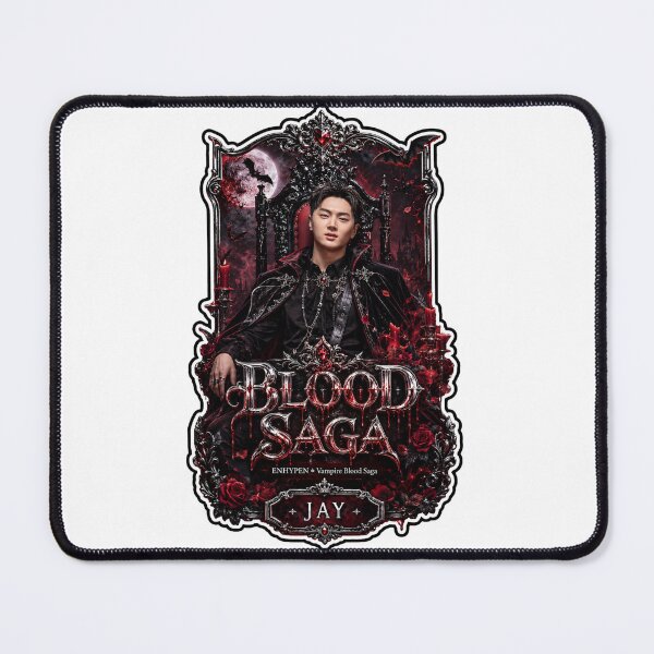 Item preview, Jay ENHYPEN Blood Saga Dark Knight Vampire Fanmade Print designed and sold by Valeree Store.