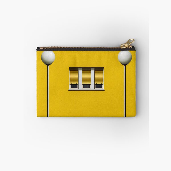 Item preview, golden yellow window with symmeteric street lamps designed and sold by mister-john.