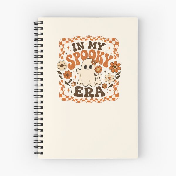 Item preview, In My Spooky Era Retro Ghost Groovy Floral Checkered Halloween Slogan designed and sold by Yellowriversss.