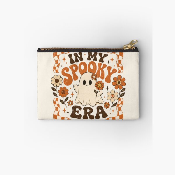 Item preview, In My Spooky Era Retro Ghost Groovy Floral Checkered Halloween Slogan designed and sold by Yellowriversss.