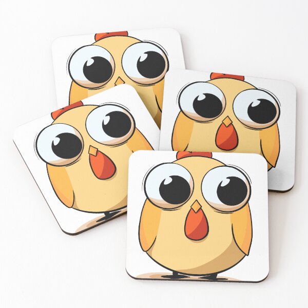 Item preview, Cute Chicken Big Eyes Funny Hen Animal Illustration designed and sold by LYAN-STORE.