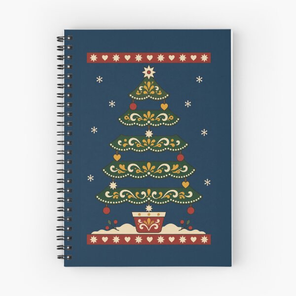 Item preview, Nordic Folk Christmas Tree — Scandinavian Rosemaling Design designed and sold by Planthem.