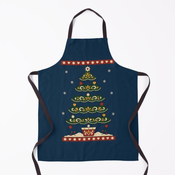 Item preview, Nordic Folk Christmas Tree — Scandinavian Rosemaling Design designed and sold by Planthem.