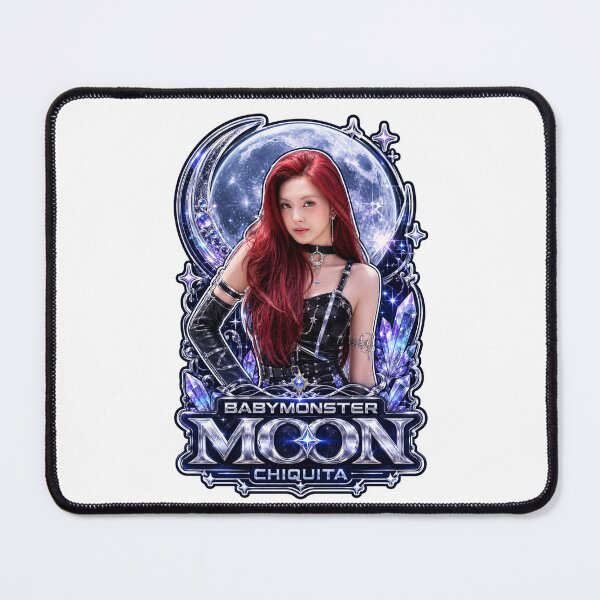 Item preview, BABYMONSTER Chiquita Blue Moon Vampire Star Fan Art designed and sold by Valereekmerch.