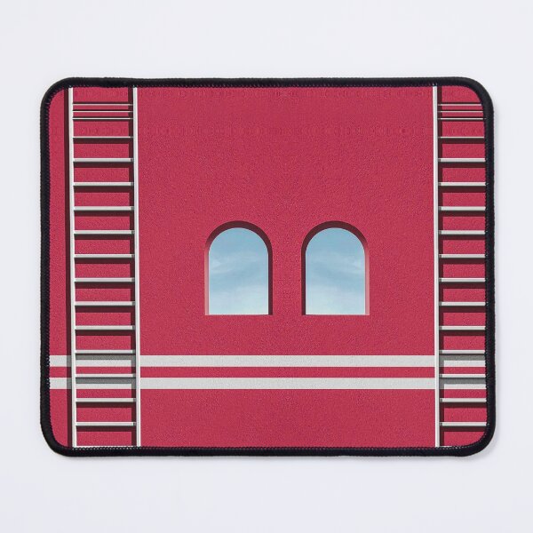 Item preview, scarlet shapes and ladders with arched windows designed and sold by mister-john.
