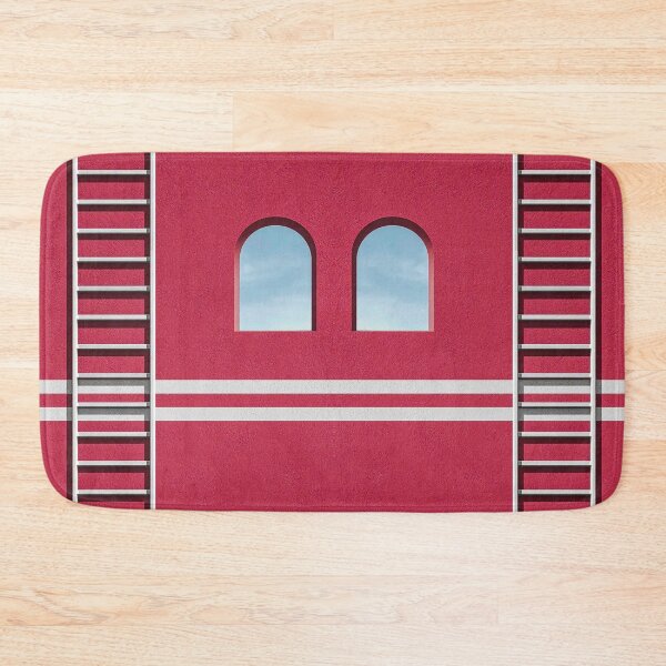 Item preview, scarlet shapes and ladders with arched windows designed and sold by mister-john.