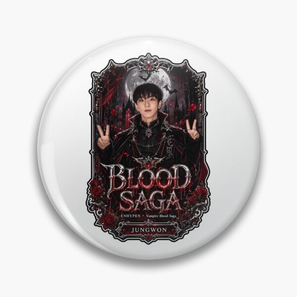 Item preview, ENHYPEN Jungwon Blood Saga World Tour Vampire Fan Art designed and sold by Valeree Store.