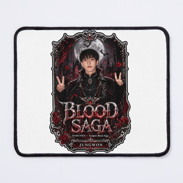 Item preview, ENHYPEN Jungwon Blood Saga World Tour Vampire Fan Art designed and sold by Valeree Store.