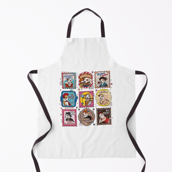 Item preview, Wishbone Dog Vintage Stamps designed and sold by OscarLucas.