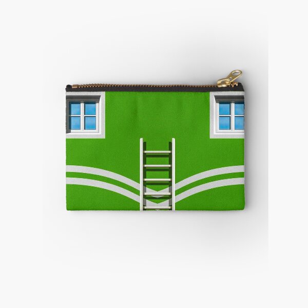 Item preview, bright green shapes and ladders symmetric design designed and sold by mister-john.