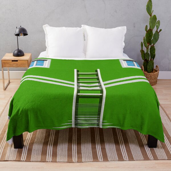 Item preview, bright green shapes and ladders symmetric design designed and sold by mister-john.