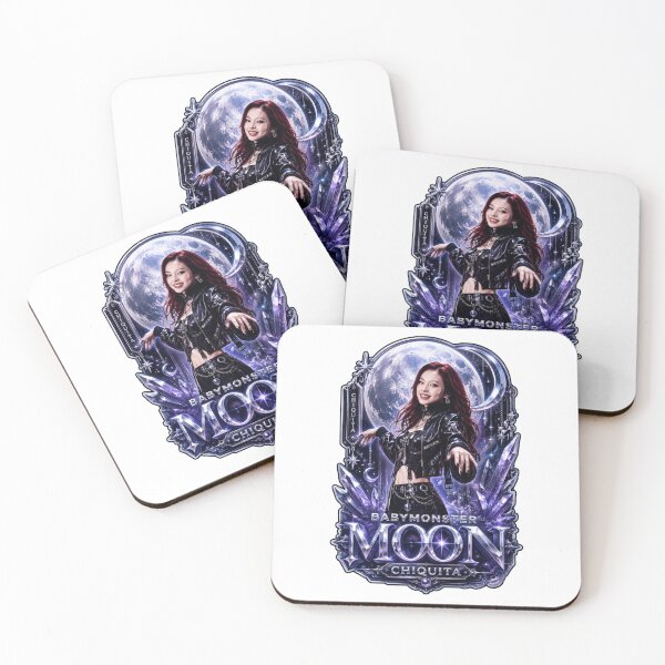 Item preview, Fanmade Chiquita BABYMONSTER Blue Gothic Vampire Moon Merch designed and sold by Valereekmerch.
