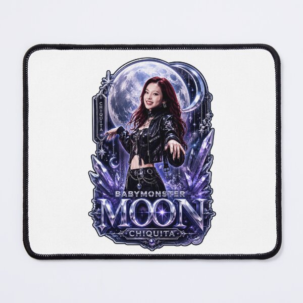 Item preview, Fanmade Chiquita BABYMONSTER Blue Gothic Vampire Moon Merch designed and sold by Valereekmerch.