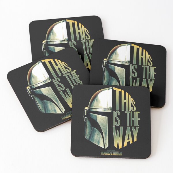 Item preview, The Manda.lorian This Is The Way Helmet Logo Stack designed and sold by AndrewMiddleton.