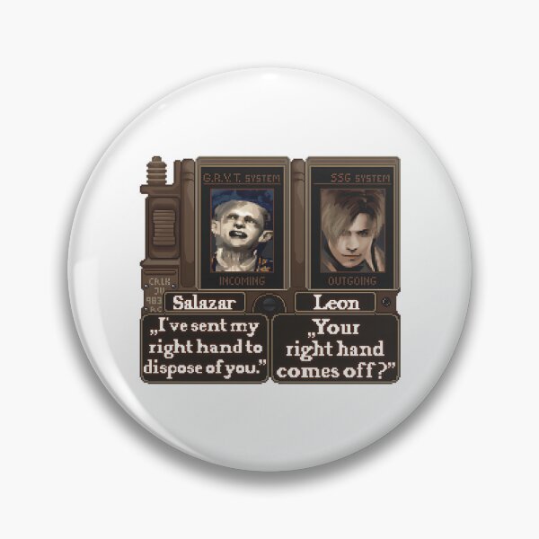 Item preview, Resident Evil Leon Kennedy Pixel Art designed and sold by RhianHighsmit.