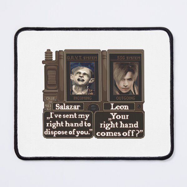 Item preview, Resident Evil Leon Kennedy Pixel Art designed and sold by RhianHighsmit.