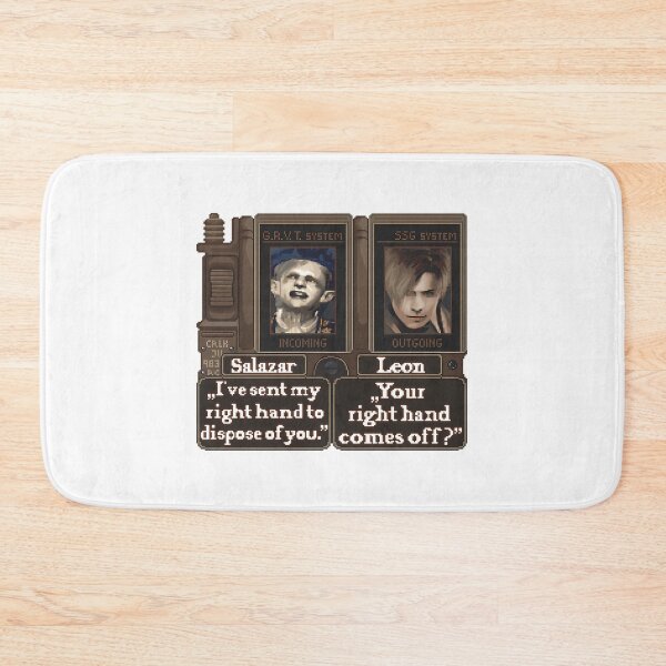Item preview, Resident Evil Leon Kennedy Pixel Art designed and sold by RhianHighsmit.