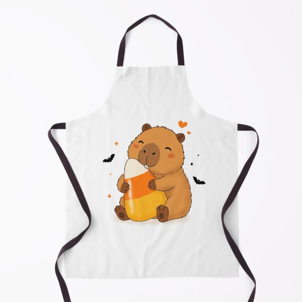 Item preview, Cute Capybara Hugging Candy Corn | Kawaii Halloween Design designed and sold by FennyWijayaMomo.