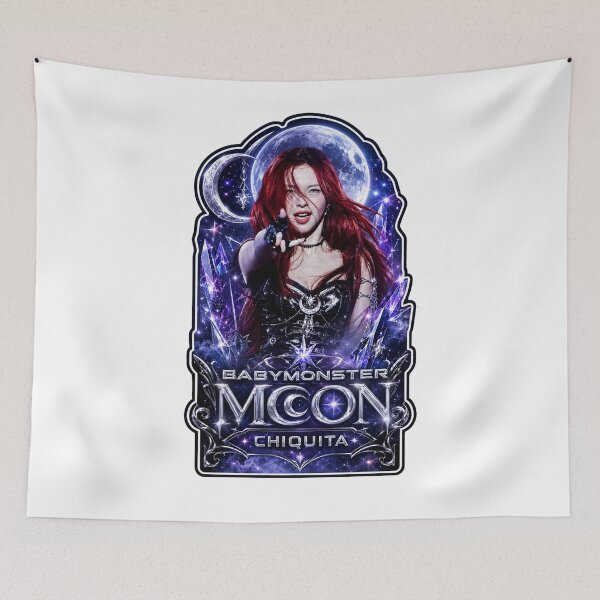 Item preview, Dark Sapphire Chiquita BABYMONSTER Vampire Night Fan Art designed and sold by Valereekmerch.