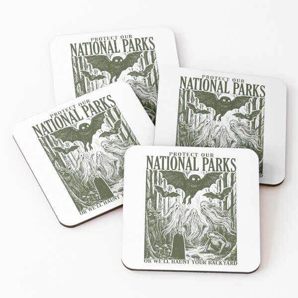 Item preview, Protect Our National Parks Shirt Cryptid Tee Cryptidcore Haunt Your Backyard Tshirt Retro National Park Sweatshirt Hiking Gift designed and sold by LessIsLoud.