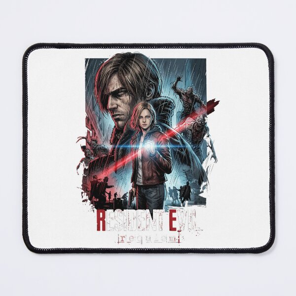 Item preview, Resident Evil Requiem Leon S Kennedy Grace Ashcroft Style Poster Zombie Remake Survival Horror Poster designed and sold by RhianHighsmit.