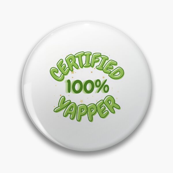 Item preview, Certified Yapper Sticker  designed and sold by alexusarena.