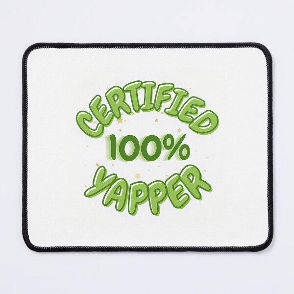 Item preview, Certified Yapper Sticker  designed and sold by alexusarena.