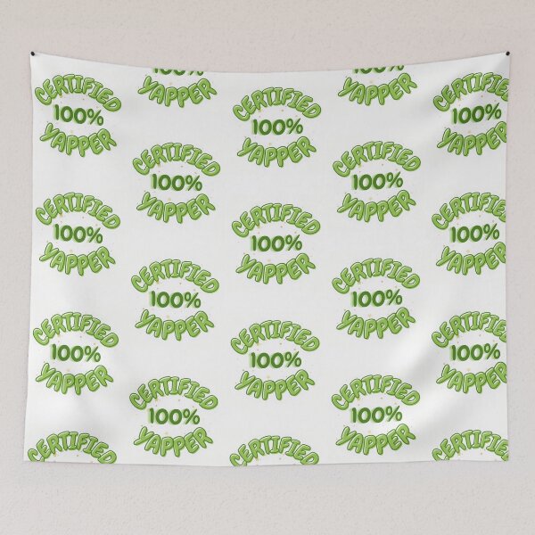 Item preview, Certified Yapper Sticker  designed and sold by alexusarena.