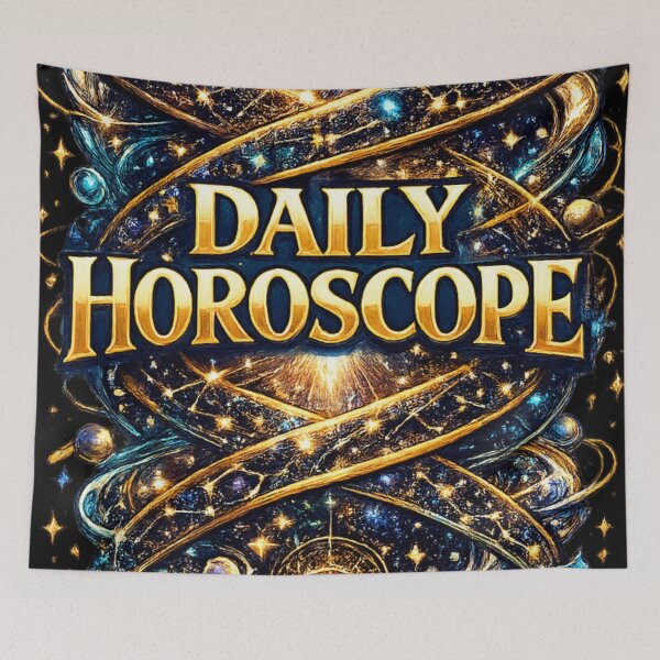 Item preview, Daily Horoscope Cosmic Spiral Zodiac Astrology Design designed and sold by irfanshikh.