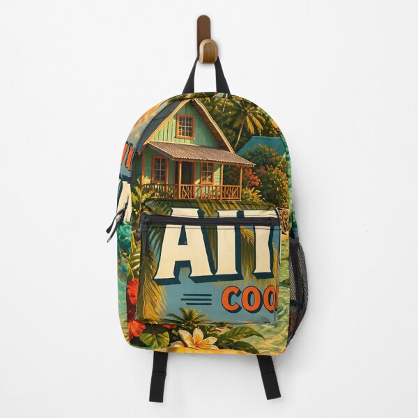 Item preview, Aitutaki, Cook Islands: Scenic-Style Painterly Travel Poster designed and sold by LSVart.