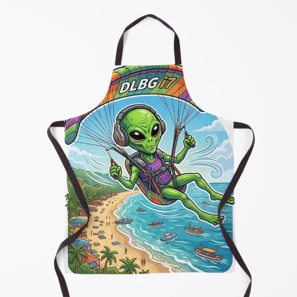 Item preview, DLBG i7 - Alien Cartoon Paraglider designed and sold by DLBG-STORE.