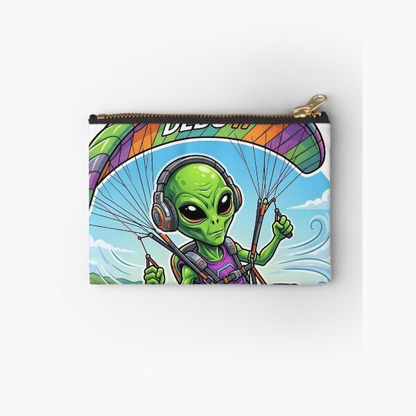 Item preview, DLBG i7 - Alien Cartoon Paraglider  designed and sold by DLBG-STORE.