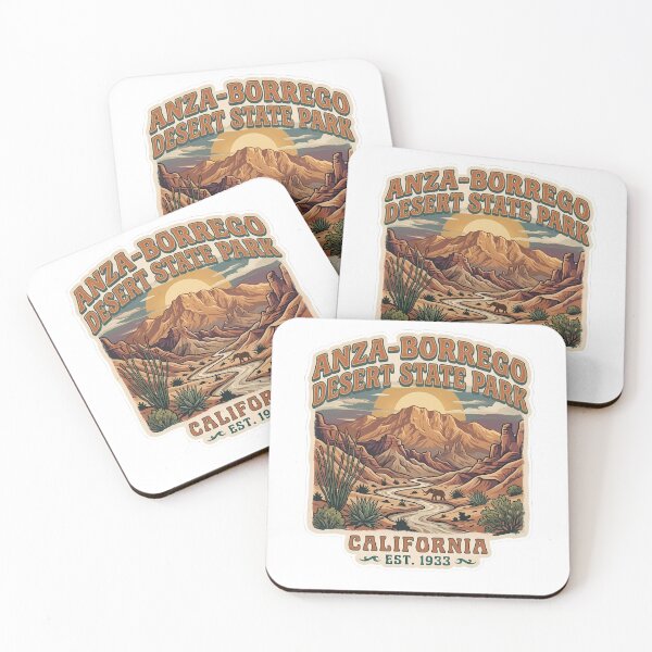Item preview, Vintage Anza-Borrego Desert State Park California Sunset designed and sold by LittleArij.