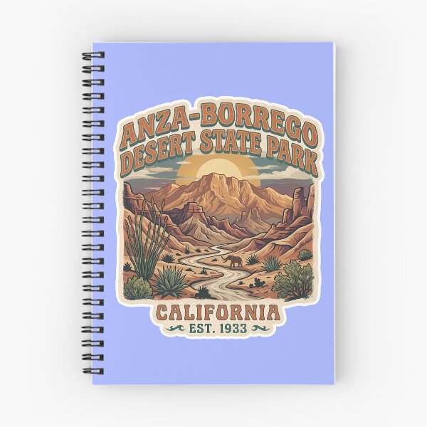 Item preview, Vintage Anza-Borrego Desert State Park California Sunset designed and sold by LittleArij.