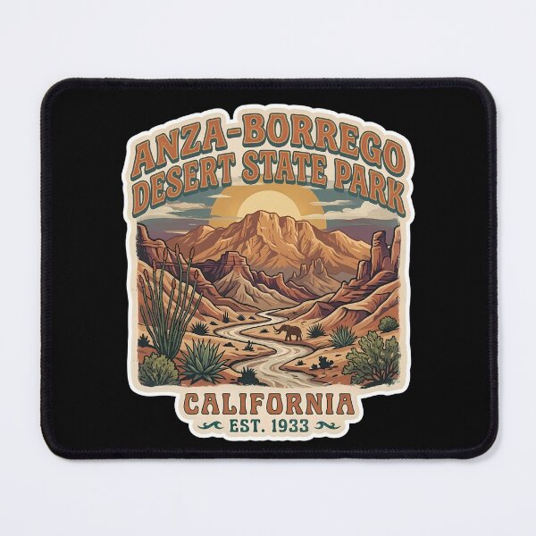 Item preview, Vintage Anza-Borrego Desert State Park California Sunset designed and sold by LittleArij.
