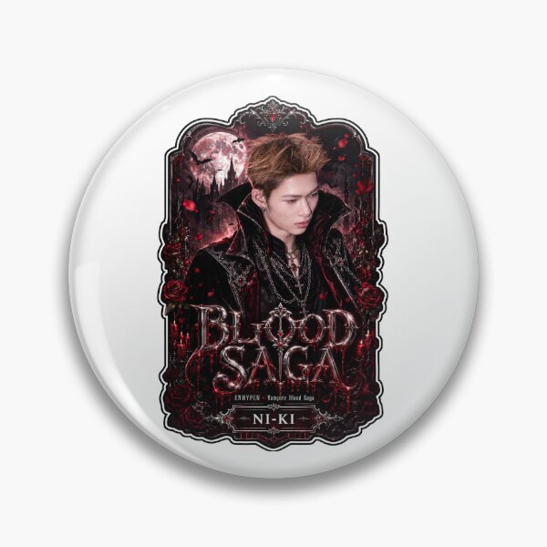 Item preview, Blood Saga Ni-Ki ENHYPEN Crimson Moon Dance Tour Design designed and sold by Valeree Store.
