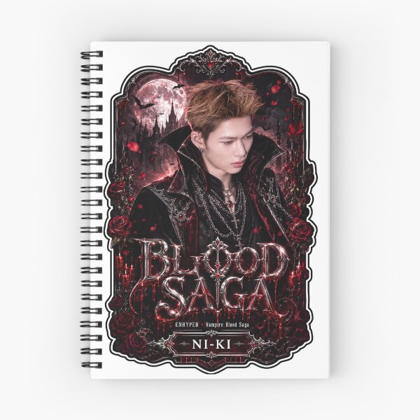 Item preview, Blood Saga Ni-Ki ENHYPEN Crimson Moon Dance Tour Design designed and sold by Valeree Store.