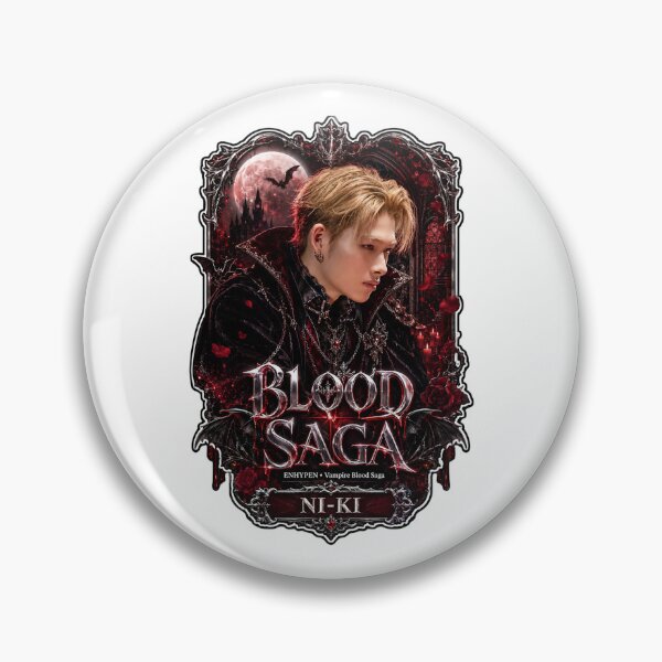 Item preview, Ni-Ki ENHYPEN Blood Saga Shadow Vampire Fanmade Poster Art designed and sold by Valeree Store.