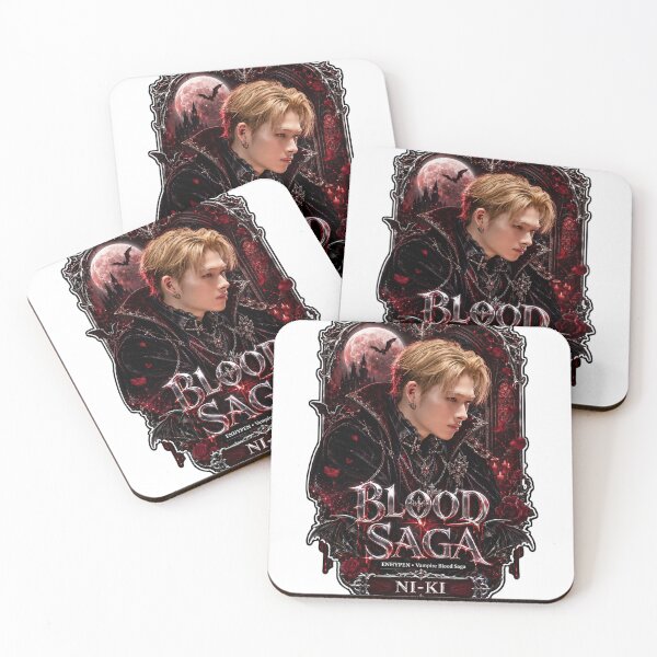 Item preview, Ni-Ki ENHYPEN Blood Saga Shadow Vampire Fanmade Poster Art designed and sold by Valeree Store.