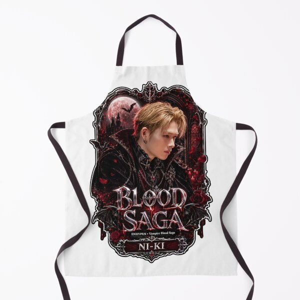 Item preview, Ni-Ki ENHYPEN Blood Saga Shadow Vampire Fanmade Poster Art designed and sold by Valeree Store.