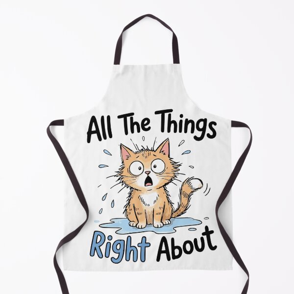 Item preview, All The Things I Was Right About Surprised Wet Cat In Puddle classic t-shirt designed and sold by pawsome purrfect.