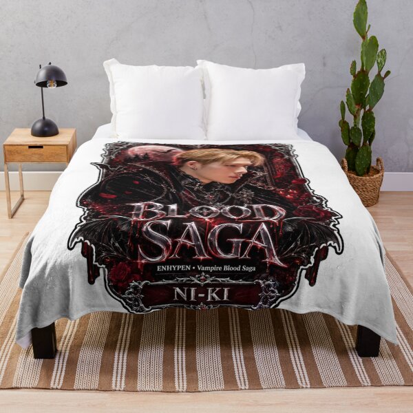 Item preview, Ni-Ki ENHYPEN Blood Saga Shadow Vampire Fanmade Poster Art designed and sold by Valeree Store.
